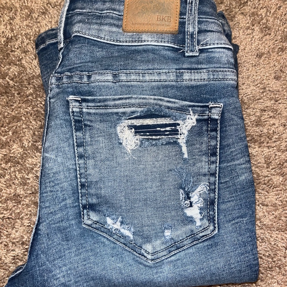 BKE Stella Mid-Rise Blue Jeans
